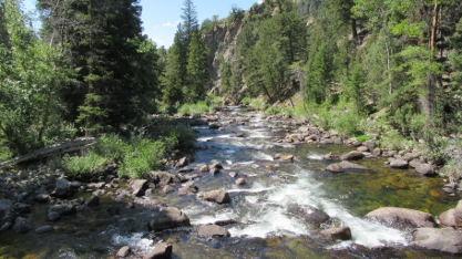 Boulder Creek from Trail