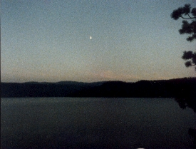 Moonrise over Lake Coeur d'Alene