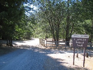 Entrance to Norcross Campground