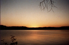 Sunset over Lake Coeur d'Alene
