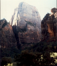 Zion rock formation